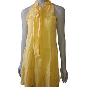MUSTARD YELLOW WOMEN DRESS SIZE S
